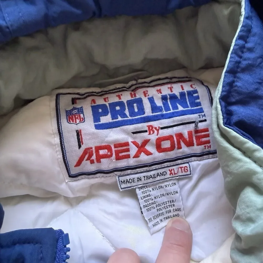 Vintage Dallas Cowboys Jacket Mens XL NFL Football Apex One Pro Line 90s